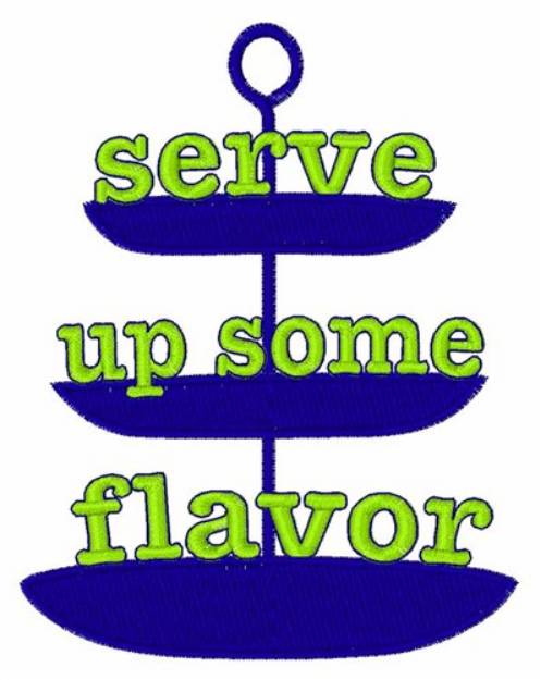 Picture of Serve up Some Flavor Machine Embroidery Design