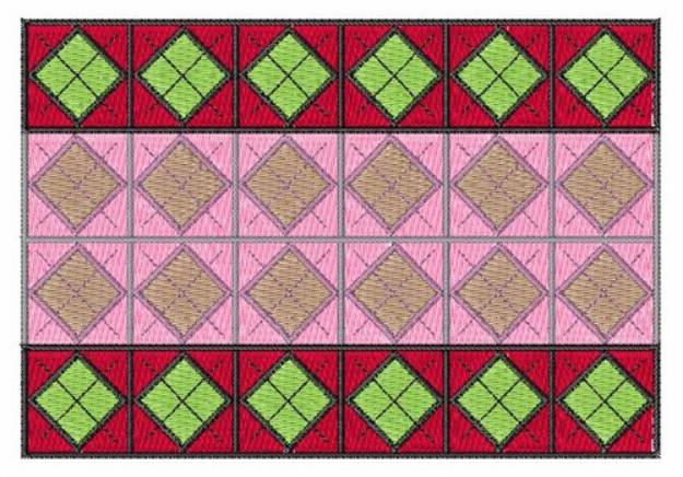 Picture of Argyle Blank Machine Embroidery Design
