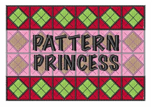 Pattern Princess Machine Embroidery Design