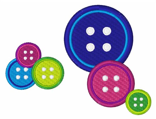 Misc Buttons Machine Embroidery Design