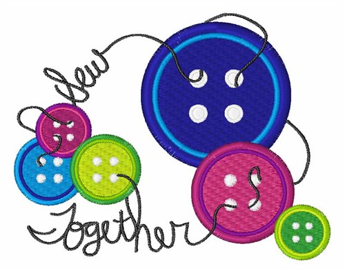 Sew Together Machine Embroidery Design