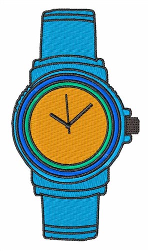 Blue Watch Machine Embroidery Design