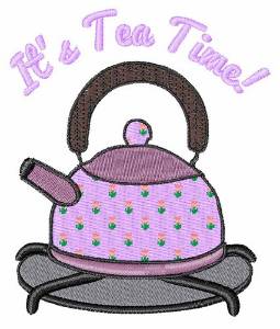Picture of "Its Tea Time" Machine Embroidery Design
