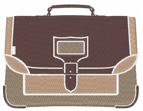 Briefcase Machine Embroidery Design
