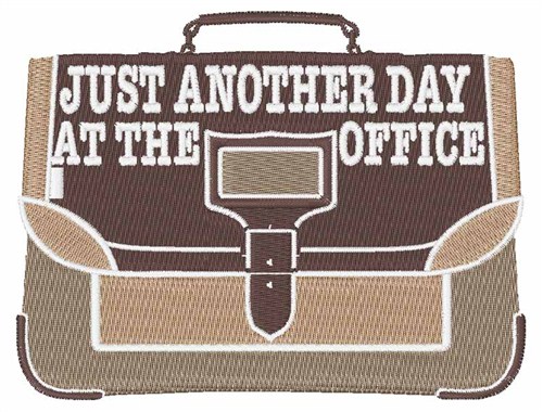 Day at the Office Machine Embroidery Design