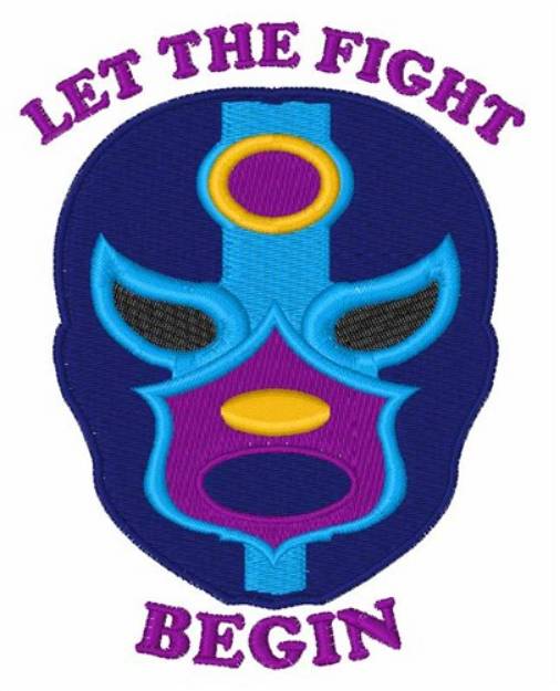 Picture of Let the Fight Begin Machine Embroidery Design