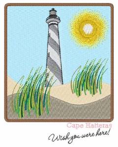 Picture of Wish You Were Here Machine Embroidery Design