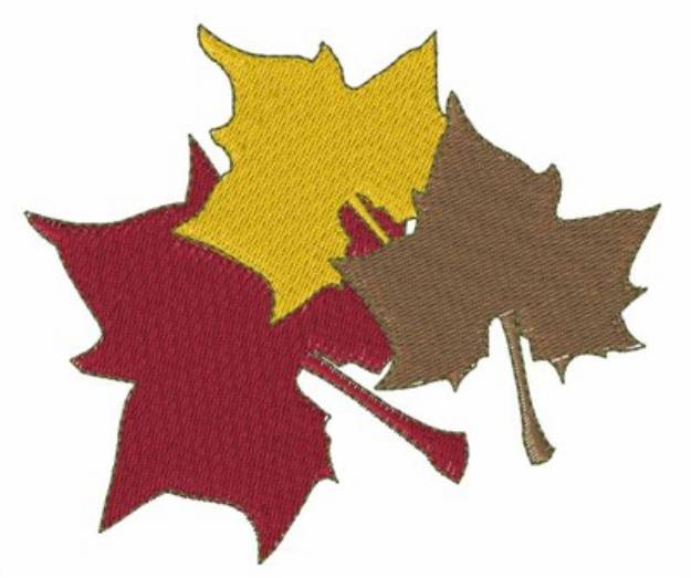 Picture of Maple Leaves Machine Embroidery Design