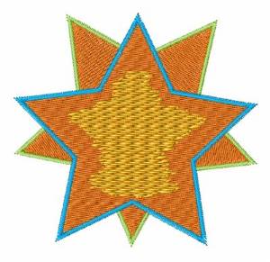 Picture of Over-Lapped Stars Machine Embroidery Design