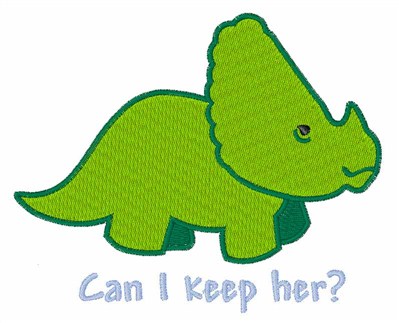 Can I Keep Her? Machine Embroidery Design