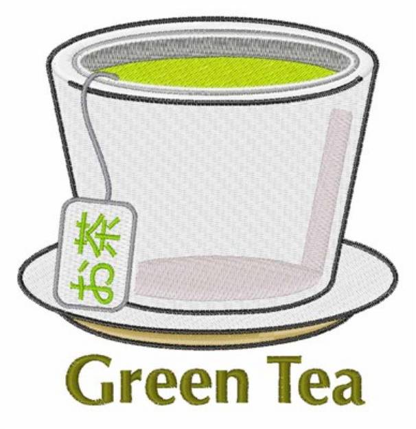 Picture of Green Tea Machine Embroidery Design