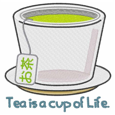 Cup of Life Machine Embroidery Design