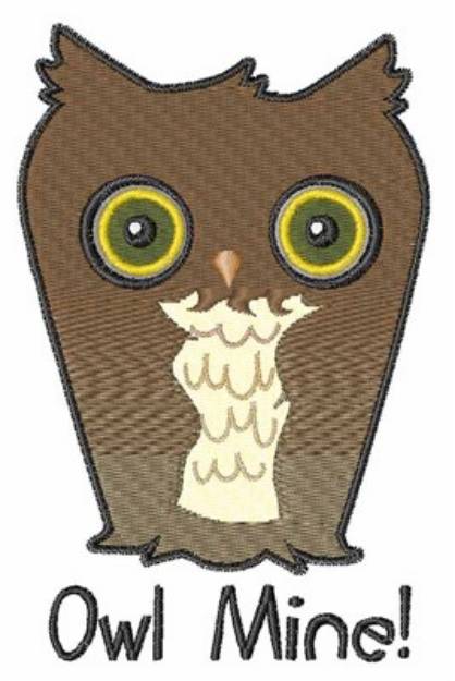 Picture of Owl Mine Machine Embroidery Design