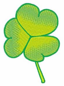 Picture of Yellow-Green Shamrock Machine Embroidery Design