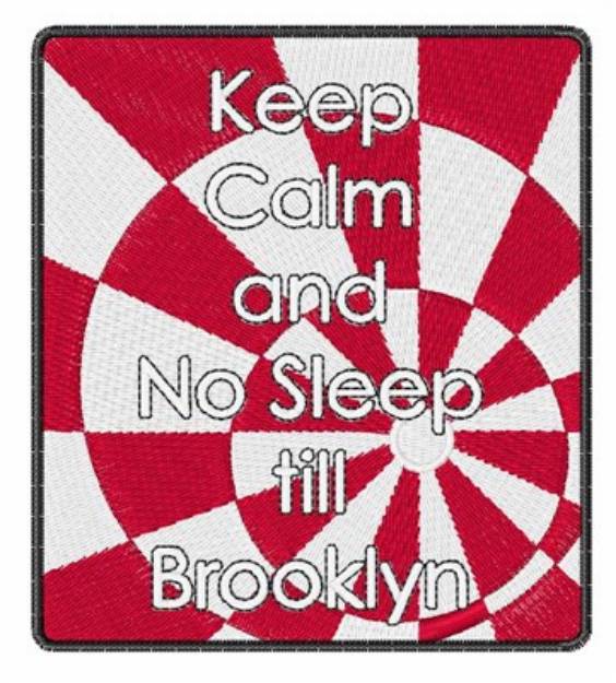 Picture of No Sleep till Brooklyn Machine Embroidery Design