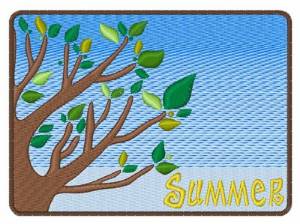 Picture of Summer Tree Machine Embroidery Design