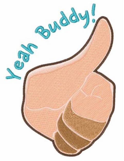 Picture of Yeah Buddy Machine Embroidery Design