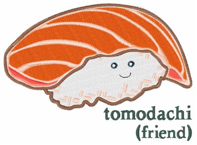 Tomodachi Machine Embroidery Design