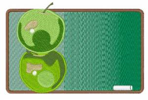 Picture of Stacked Green Apples Machine Embroidery Design