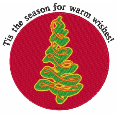 Season for Warm Wishes Machine Embroidery Design