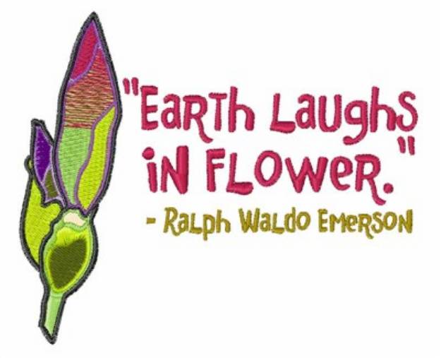 Picture of Earth Laughs in Flower Machine Embroidery Design