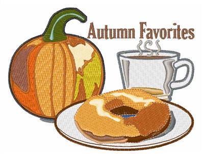 Autumn Favorites Machine Embroidery Design