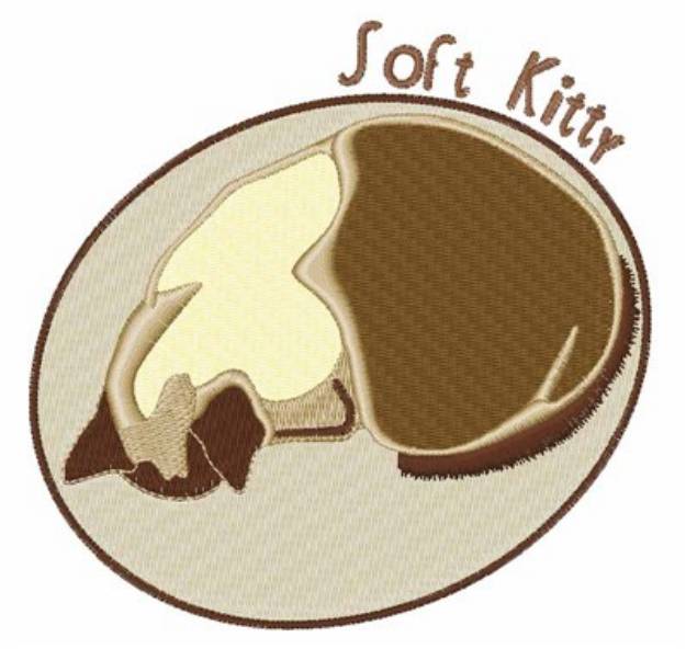 Picture of Soft Kitty Machine Embroidery Design