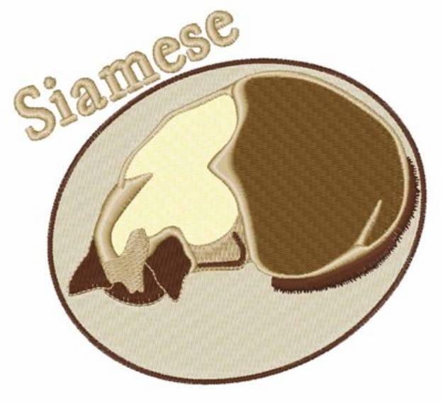 Picture of Siamese Machine Embroidery Design