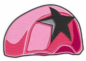 Picture of Pink Helmet Machine Embroidery Design