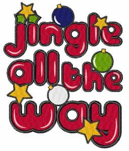 Picture of Jingle All The Way Machine Embroidery Design