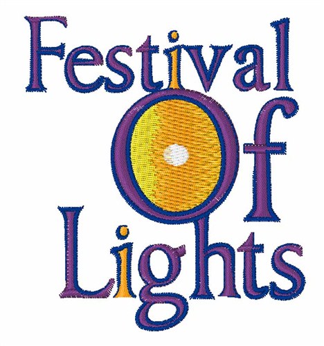 Festival Of Lights Machine Embroidery Design