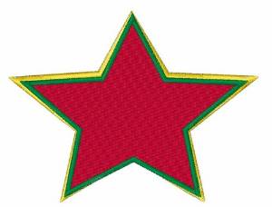 Picture of Holiday Star Machine Embroidery Design
