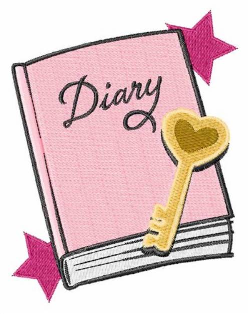 Picture of Diary Machine Embroidery Design