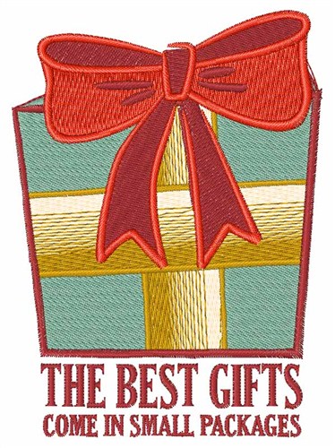Small Packages Machine Embroidery Design