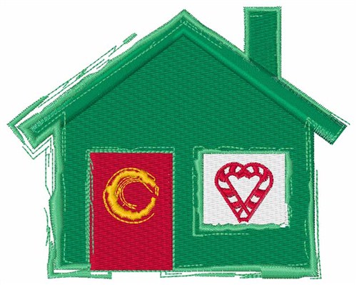 Holiday House Machine Embroidery Design