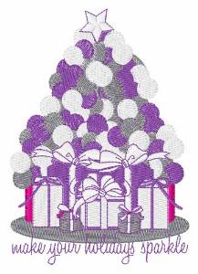 Picture of Holiday Sparkle Machine Embroidery Design