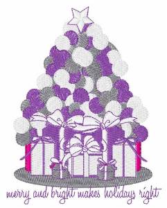 Picture of Merry Holiday Machine Embroidery Design