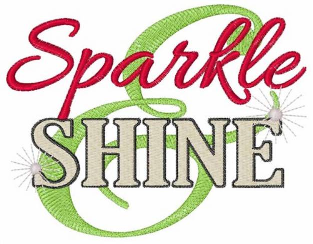 Picture of Sparkle & Shine Machine Embroidery Design