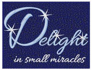 Picture of Small Miracles Machine Embroidery Design