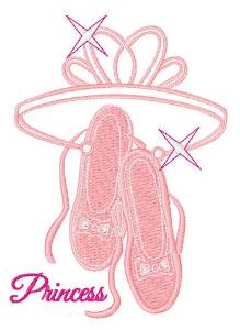 Picture of Ballet Princess Machine Embroidery Design