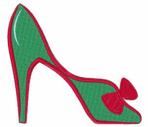 Picture of High Heel Shoe Machine Embroidery Design