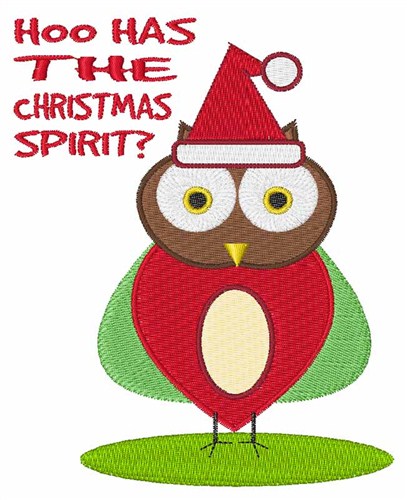 Christmas Spirit Machine Embroidery Design