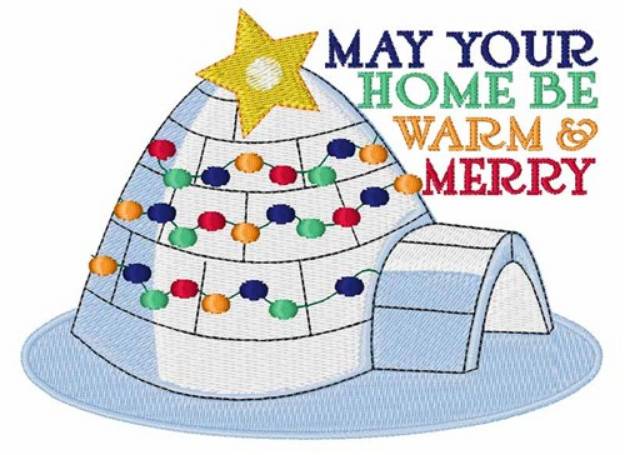 Picture of Warm & Merry Machine Embroidery Design