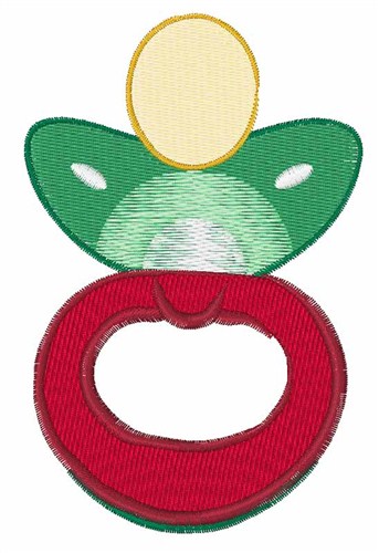 Pacifier Machine Embroidery Design