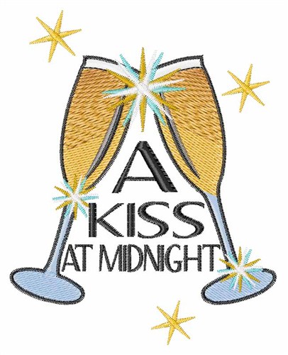 Kiss At Midnight Machine Embroidery Design