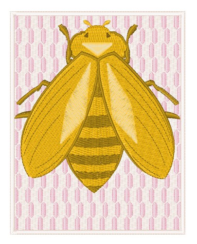 Honey Bee Machine Embroidery Design
