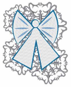 Picture of Snowy Angel Machine Embroidery Design