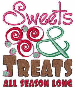 Picture of Sweets All Season Machine Embroidery Design