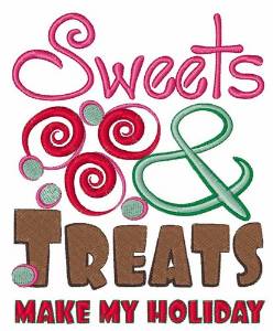 Picture of Holiday Sweets Machine Embroidery Design