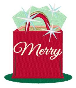 Picture of Christmas Bag Machine Embroidery Design